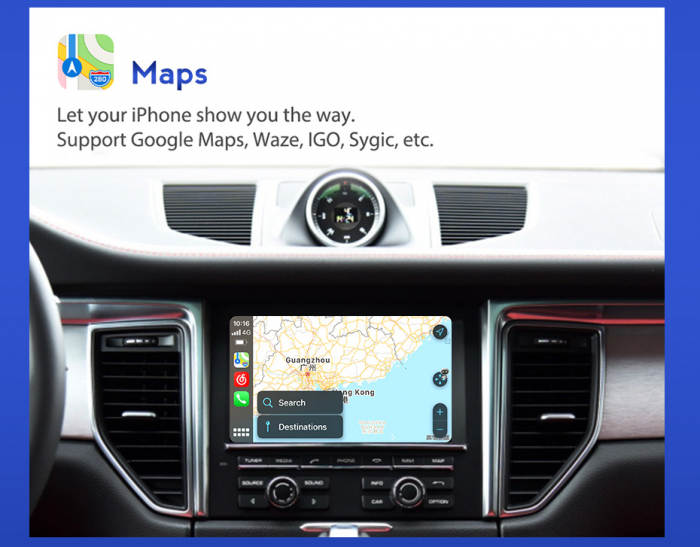 Interfata CarPlay Android Auto PCM 3.1 pentru gama Porsche [4]