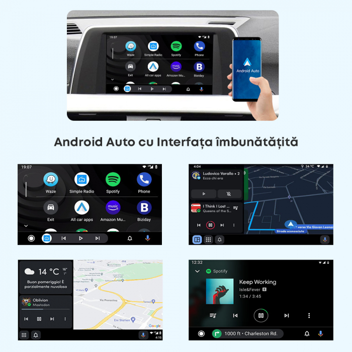 Interfata Carplay Android Auto pentru BMW gama CIC [9]