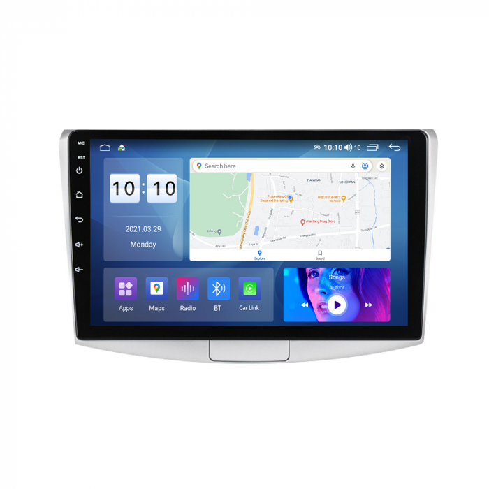 Navigatie 10 inch VW Passat B6 B7 CC , Android 10 , 2GB RAM + 32GB ROM , Internet , 4G , Aplicatii , Waze , Wi Fi , Usb , Bluetooth , Mirrorlink [2]
