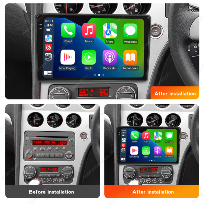 Navigatie Alfa Romeo 159 , Rezolutie 2K , 4GB RAM+64GB ROM QLED [2]
