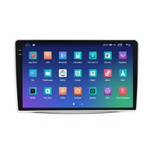 Navigatie Alfa Romeo Mito 2008 -2018 Rezolutie 2K, Display QLED 9.5 inch, 4GB RAM si 64GB ROM, Android, Procesor Octacore, Slot sim 4G, Sunet DSP, Wireless Carplay si Android Auto, Camera Marsa [5]