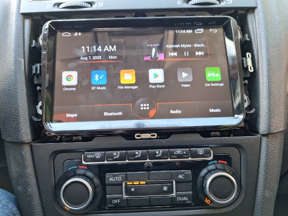 Navigatie Android 13 cu Carplay pt Skoda Octavia 2 Fabia Superb 2 Roomster Yeti , Ecran 9 inch IPS , 2 GB RAM +32 GB ROM , Internet , 4G , Aplicatii , Waze , Wi Fi , Usb , Bluetooth , Mirr [3]