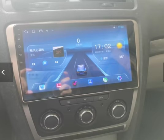 Navigatie Android 14 cu Carplay pt Skoda Octavia 2 Fabia Superb 2 Roomster Yeti , Ecran 9 inch IPS , 2 GB RAM +32 GB ROM , Internet , 4G , Aplicatii , Waze , Wi Fi , Usb , Bluetooth , Mirr [10]