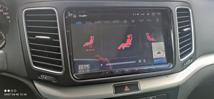 Navigatie Android 14 cu Carplay pt Seat Leon Altea Toledo Alhambra , Ecran 9 inch IPS , 2GB RAM + 32 GB ROM , Internet , 4G , Aplicatii , Waze , Wi Fi , Usb , Bluetooth , Mirrorlink [5]