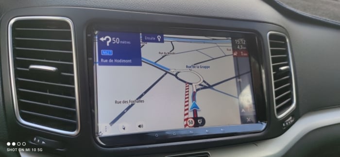 Navigatie Android 14 cu Carplay pt Seat Leon Altea Toledo Alhambra , Ecran 9 inch IPS , 2GB RAM + 32 GB ROM , Internet , 4G , Aplicatii , Waze , Wi Fi , Usb , Bluetooth , Mirrorlink [3]