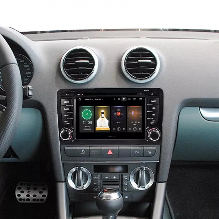 Navigatie Audi A3 S3 ( 2002 - 2013 ) , DVD PLAYER , Android 10 ,  2GB RAM +16GB ROM, Internet , 4G , Aplicatii , Waze , Wi Fi , Usb , Bluetooth , Mirrorlink [3]