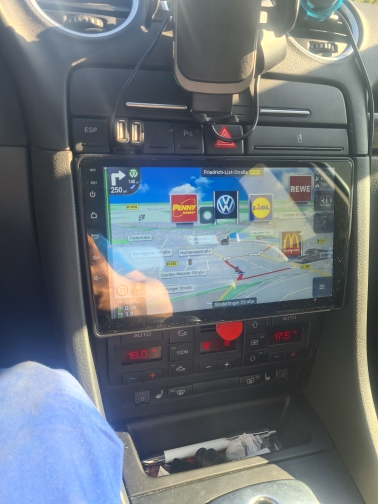 Navigatie Audi A4 B6 B7 Seat Exeo din 2001-2008, Android 14, Wireless Carplay si Android Auto,2GB RAM si 32GB ROM, Display IPS 9 inch, Camera Marsarier, Internet, Aplicatii, Wi Fi, Usb, Bluetooth [4]