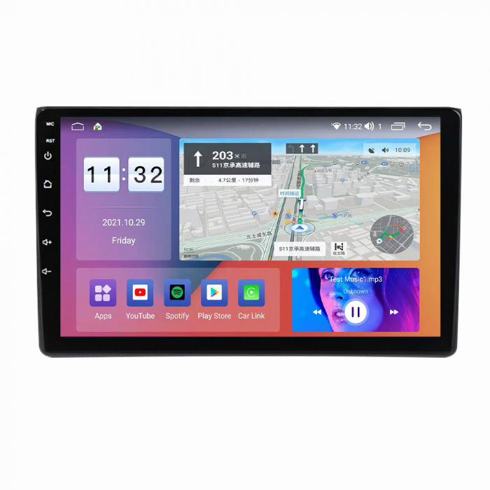 Navigatie Audi A4 B6 B7 Seat Exeo din 2001-2008 Android 14 , 1GB RAM Carplay [2]