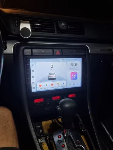 Navigatie Audi A4 B6 B7 Seat Exeo din 2001-2008 Android 14 , 4GB RAM , Procesor Quad Core , Wireless Carplay si Android auto , Display HD Touchscreen, Wi-Fi , Bluetooth, USB [9]