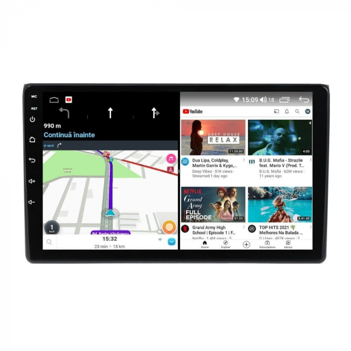 Navigatie Audi A4 B6 B7 Seat Exeo din 2001-2008 Android 14 , 4GB RAM , Procesor Quad Core , Wireless Carplay si Android auto , Display HD Touchscreen, Wi-Fi , Bluetooth, USB [6]