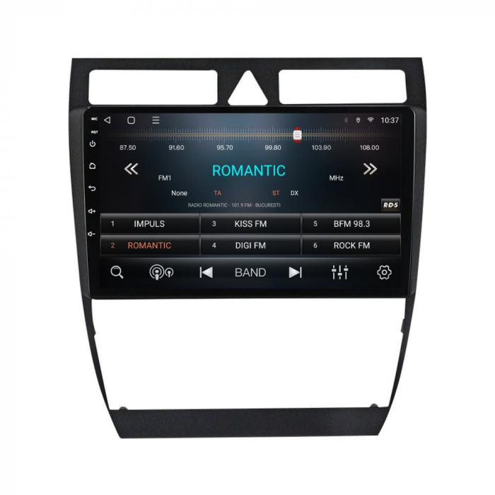 Navigatie Audi A6 C5 din 1997-2004 Android 14 , 4GB RAM , Procesor Quad Core , Wireless Carplay si Android auto , Display HD Touchscreen, Wi-Fi , Bluetooth, USB [3]