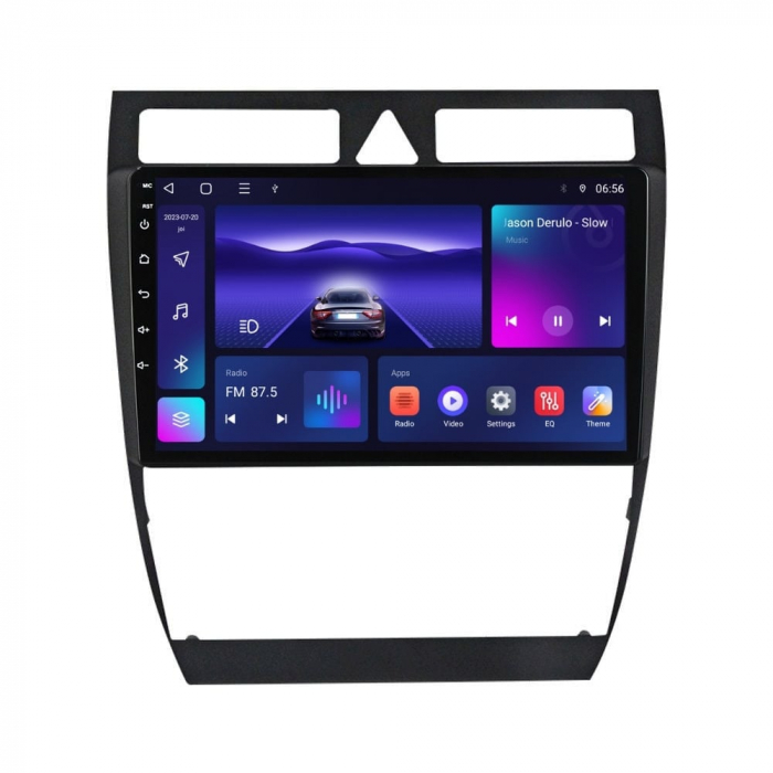 Navigatie Audi A6 C5 din 1997-2004, Android 14, Wireless Carplay si Android Auto, 2GB RAM si 32GB ROM, Display IPS 9 inch, Camera Marsarier, Internet, Aplicatii, Wi Fi, Usb, Bluetooth [2]