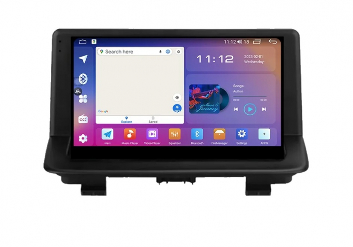 Navigatie Audi Q3 din 2011-2018,  Android 14 , 4GB RAM, Octacore, Slot Sim 4G, DSP, GPS, Wi-FI, Carplay, Android Auto, USB, Bluetooth, Waze, Touchscreen, 9 inch [4]