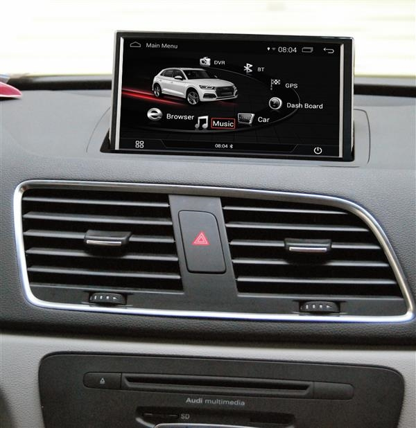 Navigatie Audi Q3 din 2011-2018,  Android 14 , 4GB RAM, Octacore, Slot Sim 4G, DSP, GPS, Wi-FI, Carplay, Android Auto, USB, Bluetooth, Waze, Touchscreen, 9 inch [8]