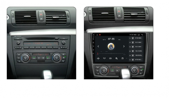 Navigatie BMW Seria 1 E87 E88 din 2004-2012, Android 14, Wireless Carplay si Android Auto, 2GB RAM si 32GB ROM, Display IPS 9 inch, Camera Marsarier, Internet, Aplicatii, Wi Fi, Usb, Bluetooth [5]