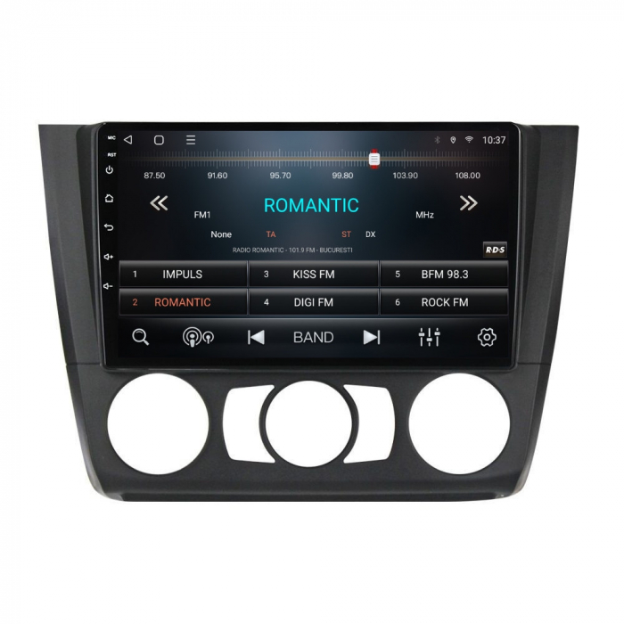 Navigatie BMW Seria 1 E87 E88 din 2004-2012 Android 14 , 4GB RAM , Procesor Quad Core , Wireless Carplay si Android auto , Display HD Touchscreen, Wi-Fi , Bluetooth, USB [3]