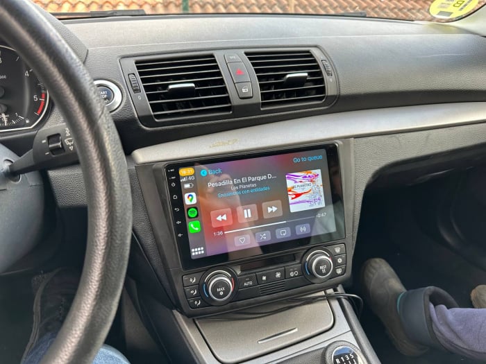 Navigatie BMW Seria 1 E87 E88 din 2004-2012, Android 14, Wireless Carplay si Android Auto, 2GB RAM si 32GB ROM, Display IPS 9 inch, Camera Marsarier, Internet, Aplicatii, Wi Fi, Usb, Bluetooth [11]