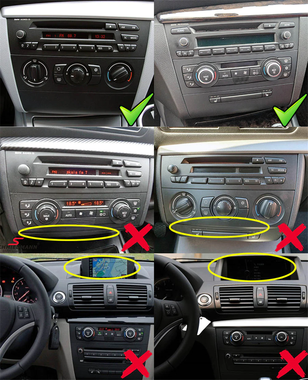 Navigatie BMW Seria 1 E87 E88 din 2004 - 2012, Android 14, 2GB RAM si 32GB ROM, Display IPS 9 inch, Camera Marsarier, Internet, Aplicatii, Wi Fi, Usb, Bluetooth [2]