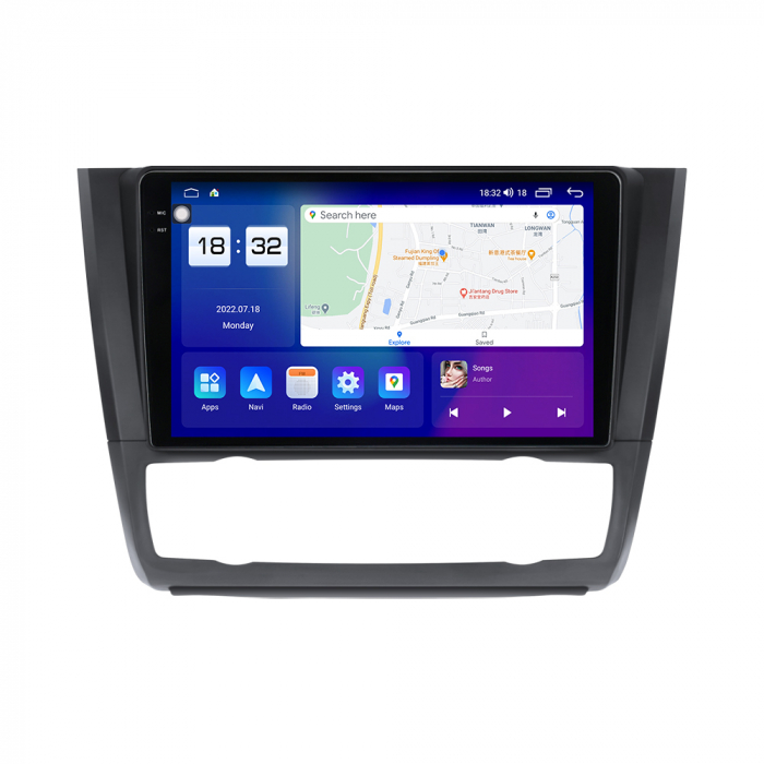 Navigatie BMW Seria 1 E87 E88 din 2004-2012, Rezolutie 2K, Ecran QLED 9.5 inch, 8GB RAM si 128GB ROM, Android, Procesor Octacore, Slot sim 4G, Sunet DSP, Wireless Carplay [3]