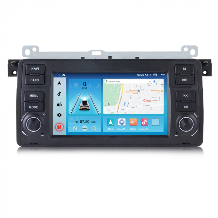 Navigatie BMW Seria 3 E46 , Android 14, Wireless Carplay si Android Auto, 2GB RAM si 32GB ROM, Display IPS 7 inch, Camera Marsarier, Internet, Aplicatii, Wi Fi, Usb, Bluetooth [3]