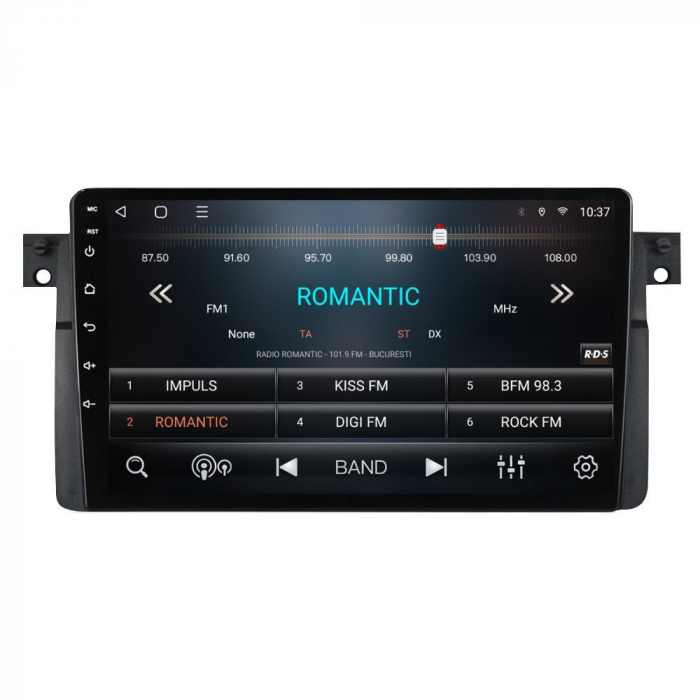 Navigatie BMW SERIA 3 E46 din 1999-2006 Android 14 , 4GB RAM , Procesor Quad Core , Wireless Carplay si Android auto , Display HD Touchscreen, Wi-Fi , Bluetooth, USB [3]
