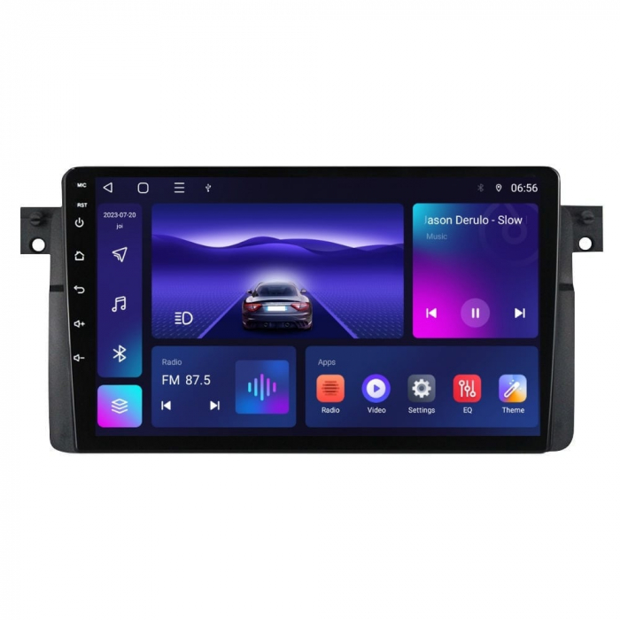 Navigatie BMW SERIA 3 E46 din 1999-2006 Android 14 , 4GB RAM , Procesor Quad Core , Wireless Carplay si Android auto , Display HD Touchscreen, Wi-Fi , Bluetooth, USB [1]
