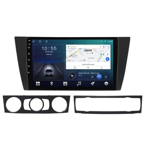 Navigatie BMW SERIA 3 E90 ( 2005 - 2012 ) Android 14 , 4GB RAM , Procesor Quad Core , Wireless Carplay si Android auto , Display HD Touchscreen, Wi-Fi , Bluetooth, USB [2]
