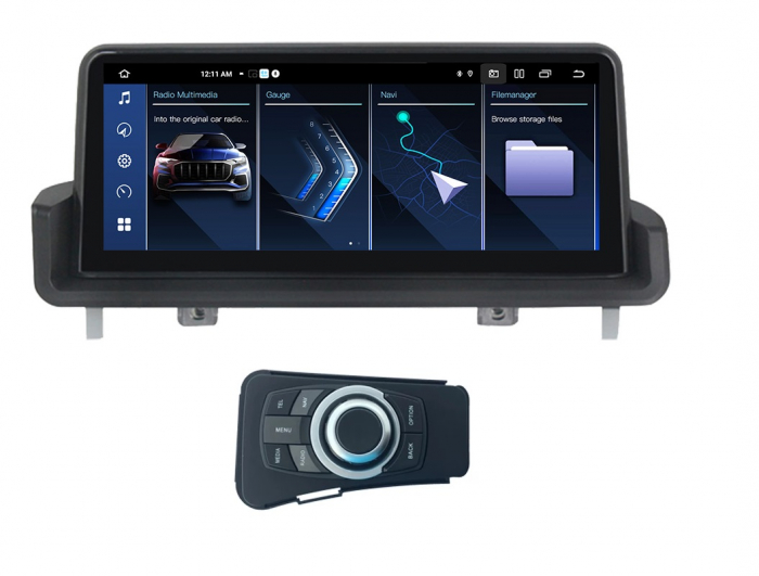 Navigatie BMW Seria 3 E90 E91 E92 ( 2005 - 2013 ) , 6 GB RAM si 64 GB ROM, Android 13 , Slot Sim 4G, Procesor Octa Core Snapdragon , Carplay, Android, Aplicatii, Usb, Wi Fi, Bluetooth [1]
