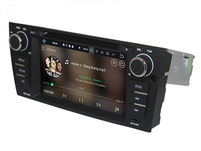 Navigatie BMW Seria 3 E90 E91 E92 (2005 - 2013) , DVD PLAYER , Android 10 , 2GB RAM + 16GB ROM, Internet , 4G , Aplicatii , Waze , Wi Fi , Usb , Bluetooth , Mirrorlink [3]