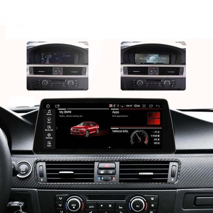 Navigatie BMW Seria 3 E90 E91 E92 din 2005 - 2013, Ecran 12.3 inch QLED Bluray Full HD 1920 * 720p, 4GB RAM si 64GB ROM, Carplay Wireless si Android Auto, Procesor Octacore, Slot Sim 4G [4]