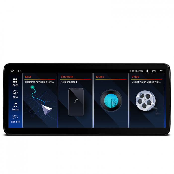 Navigatie BMW Seria 3 E90 E91 E92 din 2005 - 2013, Ecran 12.3 inch QLED Bluray Full HD 1920 * 720p, 8GB RAM si 256GB ROM, Carplay Wireless si Android Auto, Procesor Octacore, Slot Sim 4G [1]