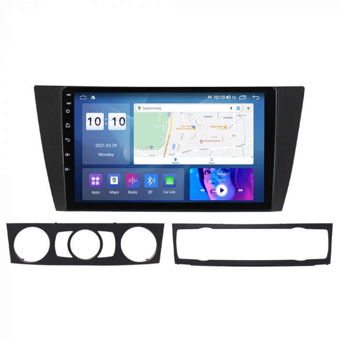 Navigatie BMW Seria 3 E90 E91 E92 E93 din 2005-2012, Android 14, Wireless Carplay si Android Auto,2GB RAM si 32GB ROM, Display IPS 9 inch, Camera Marsarier, Internet, Aplicatii, Wi Fi, Usb, Bluetooth [2]