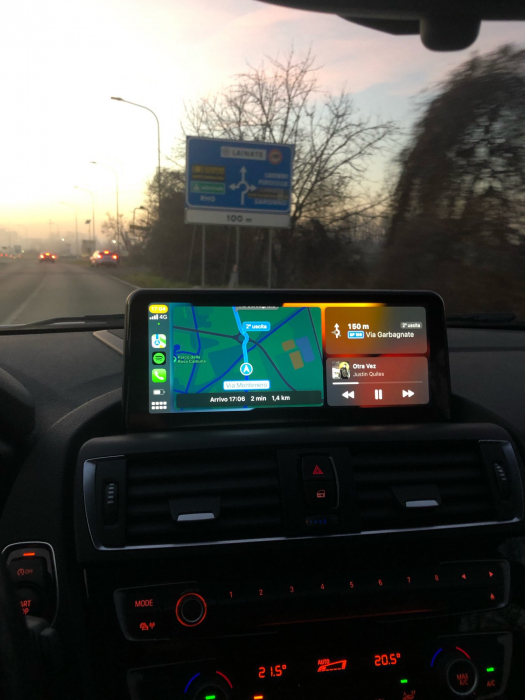 Navigatie BMW Seria 4 F32 din 2013 - 2020, Ecran 12.3 inch QLED Bluray Full HD 1920 * 720p, 4GB RAM si 64GB ROM, Carplay Wireless si Android Auto, Procesor Octacore, Slot Sim 4G [7]