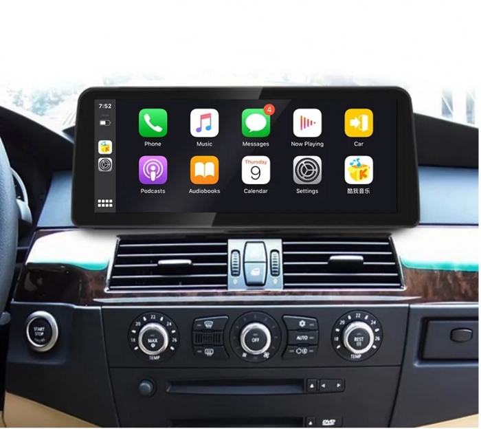 Navigatie BMW Seria 5 E60 E61 din 2004 - 2010, Ecran 12.3 inch QLED Bluray Full HD 1920 * 720p, 4GB RAM si 64GB ROM, Carplay Wireless si Android Auto, Procesor Octacore, Slot Sim 4G [8]