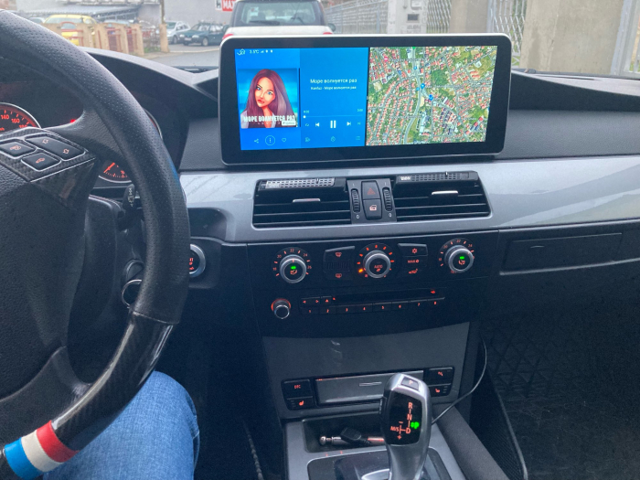 Navigatie BMW Seria 5 E60 E61 din 2004 - 2010, Ecran 12.3 inch QLED Bluray Full HD 1920 * 720p, 4GB RAM si 64GB ROM, Carplay Wireless si Android Auto, Procesor Octacore, Slot Sim 4G [5]
