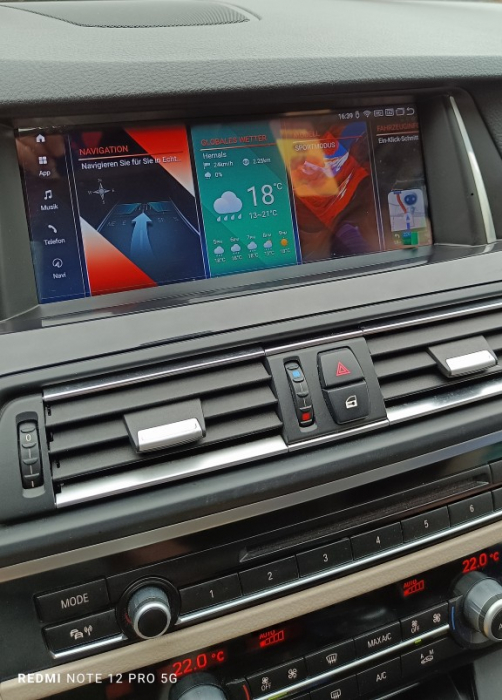 Navigatie  BMW Seria 5 F10 F11 ( 2010 - 2016 ) CIC NBT , Android 14 , 6 GB RAM + 64 GB ROM , Ecran 10 inch , Waze , Youtube , Internet , 4G , Bluetooth , Mirrorlink [5]