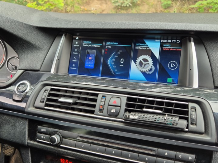 Navigatie  BMW Seria 5 F10 F11 ( 2010 - 2012 ) CIC , Android 14 , 6 GB RAM + 64 GB ROM , Ecran 10 inch , Waze , Youtube , Internet , 4G , Bluetooth , Mirrorlink [2]
