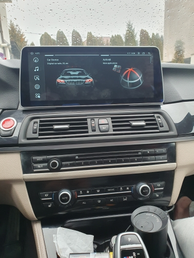 Navigatie BMW Seria 5 F10 F11 din 2011 - 2016, Ecran 12.3 inch QLED Bluray Full HD 1920 * 720p, 8GB RAM si 256GB ROM, Carplay Wireless si Android Auto, Procesor Octacore, Slot Sim 4G [9]