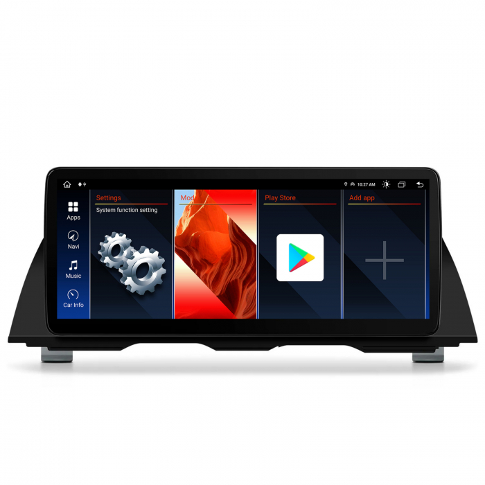 Navigatie BMW Seria 5 F10 F11 din 2011 - 2016, Ecran 12.3 inch QLED Bluray Full HD 1920 * 720p, 8GB RAM si 256GB ROM, Carplay Wireless si Android Auto, Procesor Octacore, Slot Sim 4G [2]