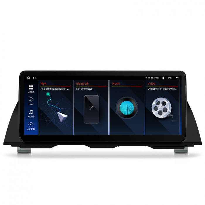 Navigatie BMW Seria 5 F10 F11 din 2011 - 2016, Ecran 12.3 inch QLED Bluray Full HD 1920 * 720p, 8GB RAM si 256GB ROM, Carplay Wireless si Android Auto, Procesor Octacore, Slot Sim 4G [1]