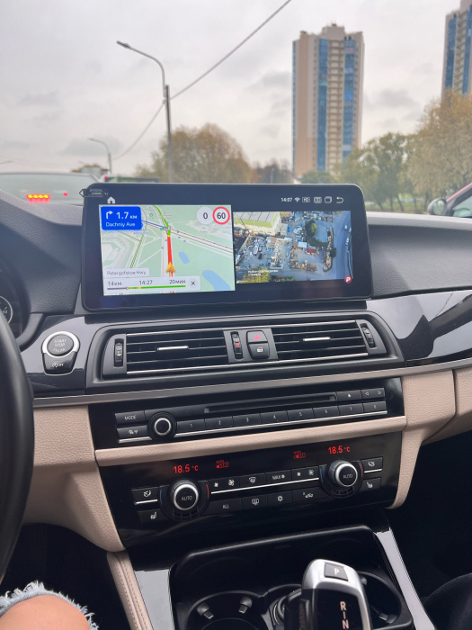 Navigatie BMW Seria 5 F10 F11 din 2011 - 2016, Ecran 12.3 inch QLED Bluray Full HD 1920 * 720p, 8GB RAM si 256GB ROM, Carplay Wireless si Android Auto, Procesor Octacore, Slot Sim 4G [5]