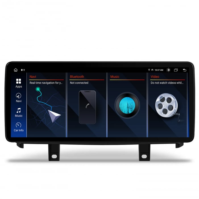 Navigatie BMW  Seria 5 G30 2017-2022 Varianta NBT EVO, Android 14, BM-Octacore / Ecran 12.3 inch QLED Bluray Full HD 2400 * 960p, Android 14 , 8GB RAM si 256GB ROM, Carplay Wireless si Android Auto, P [1]