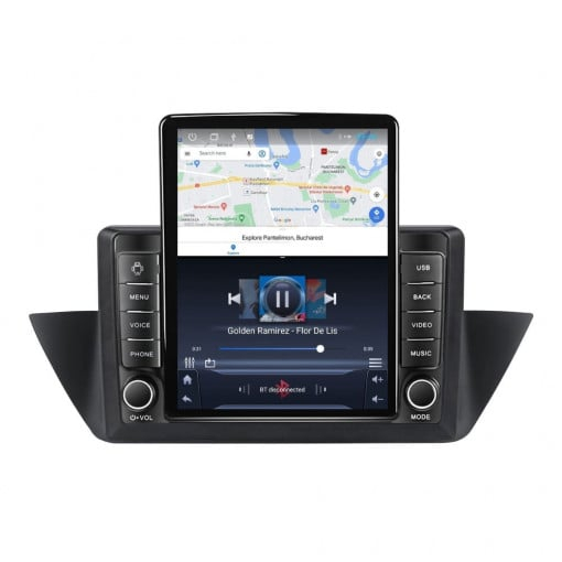 Navigatie BMW X1 E84 din 2009-2015, Display TESLA 9.5 inch, 2GB RAM si 32GB ROM, Wireless Carplay si Android Auto, Procesor Octacore, Slot sim 4G, Sunet DSP, Camera Marsarier, Bluetooth, USB, Wi Fi [4]