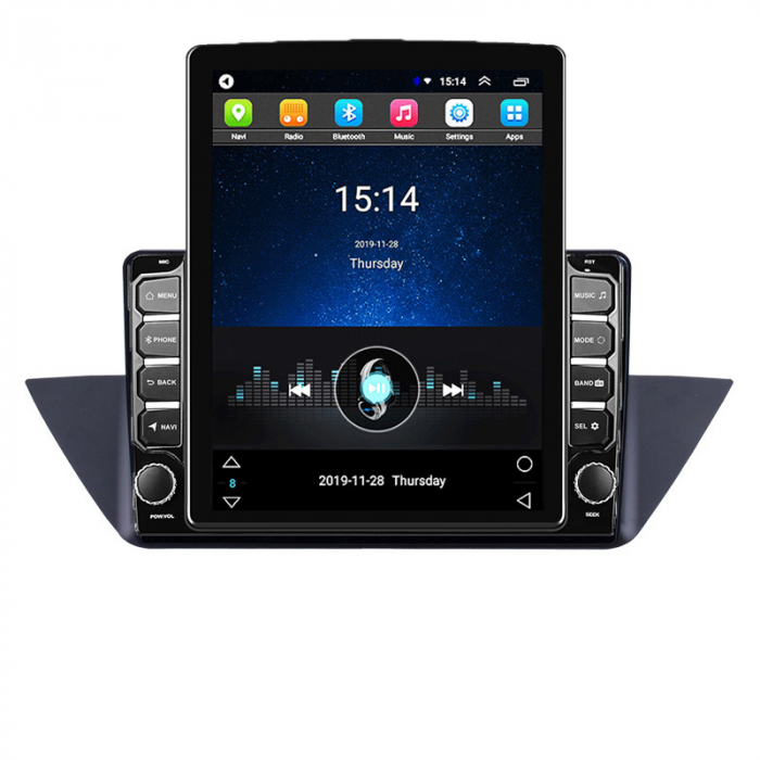 Navigatie BMW X1 E84 din 2009-2015, Display TESLA 9.5 inch, 2GB RAM si 32GB ROM, Wireless Carplay si Android Auto, Procesor Octacore, Slot sim 4G, Sunet DSP, Camera Marsarier, Bluetooth, USB, Wi Fi [2]
