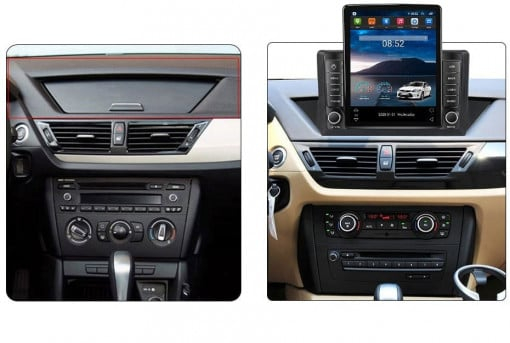 Navigatie BMW X1 E84 din 2009-2015, Display TESLA 9.5 inch, 2GB RAM si 32GB ROM, Wireless Carplay si Android Auto, Procesor Octacore, Slot sim 4G, Sunet DSP, Camera Marsarier, Bluetooth, USB, Wi Fi [5]