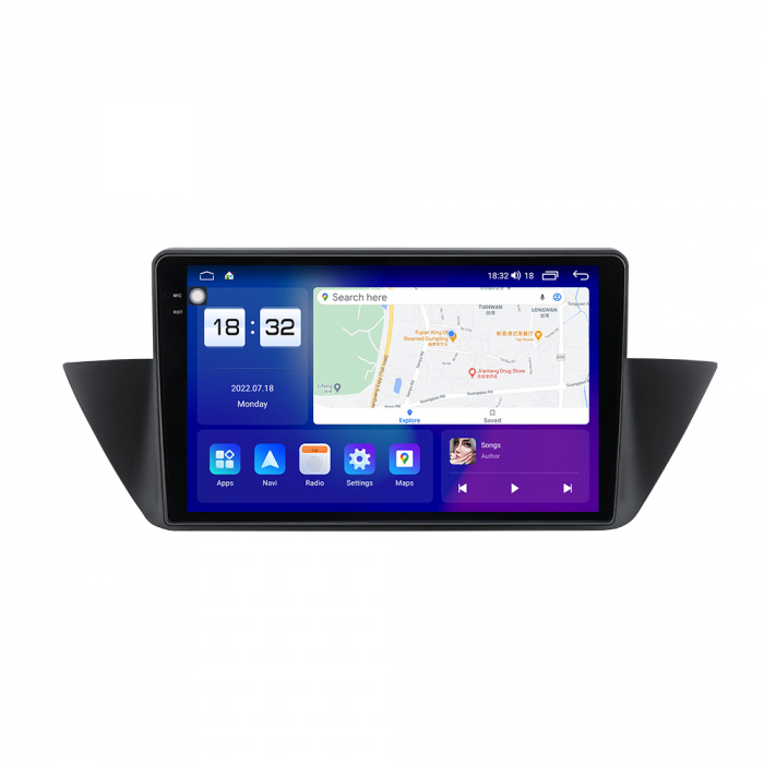 Navigatie BMW X1 E84 din 2009-2015, Rezolutie 2K, Display QLED 9.5 inch, 4GB RAM si 64GB ROM, Android, Procesor Octacore, Slot sim 4G, Sunet DSP, Wireless Carplay si Android Auto, Camera Marsarier, US [2]