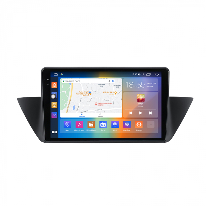 Navigatie BMW X1 E84 din 2009-2015, Rezolutie 2K, Display QLED 9.5 inch, 4GB RAM si 64GB ROM, Android, Procesor Octacore, Slot sim 4G, Sunet DSP, Wireless Carplay si Android Auto, Camera Marsarier, US [3]