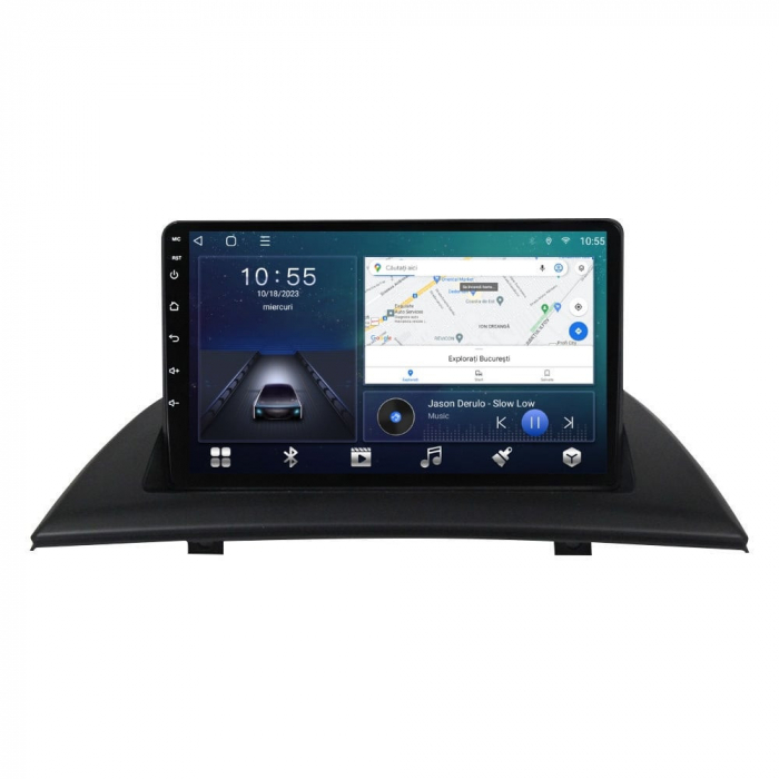 Navigatie BMW X3 E83 din 2003-2010 Android 14 , 4GB RAM , Procesor Quad Core , Wireless Carplay si Android auto , Display HD Touchscreen, Wi-Fi , Bluetooth, USB [2]