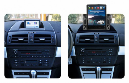 Navigatie BMW X3 E83 din 2004 - 2012, Ecran TESLA 9.7 inch, 4 GB RAM si 64 GB ROM, Slot Sim 4G, Procesor Octa Core, Carplay integrat, Procesor Sunet Digital DSP, Android, Aplicatii, Usb, Wi Fi, [5]