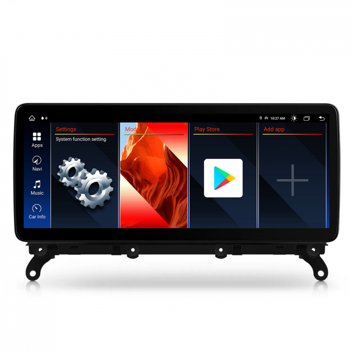 Navigatie BMW X3 F25 X4 F26 din 2010 - 2018, Ecran 12.3 inch QLED Bluray Full HD 1920 * 720p, 8GB RAM si 256GB ROM, Carplay Wireless si Android Auto, Procesor Octacore, Slot Sim 4G [2]